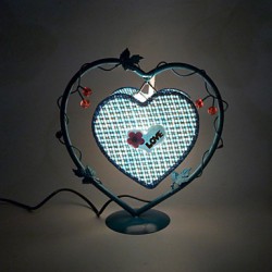 Creative Personality Furnishing Articles Gifts Vintage Vintage Boutique Handicraft Desk Lamp, Wrought Iron Led Light