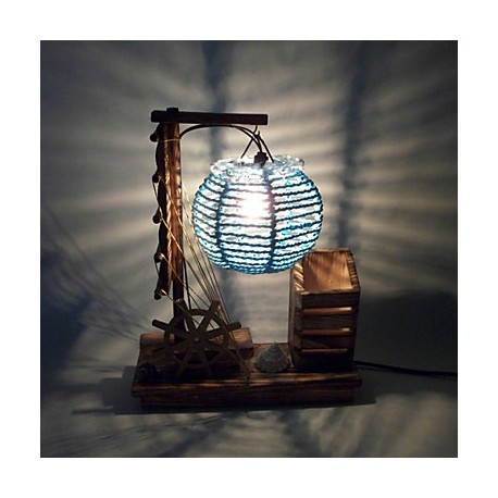 Valentine'S Day Creative Furnishing Articles Gifts Brush Pot Vintage Boutique Handicraft Desk Lamp Led Light