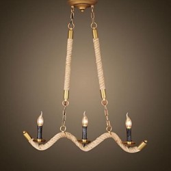 40W Traditional/Classic / Rustic/Lodge / Vintage / Retro / Country Antique Brass Metal Pendant LightsLiving Room / Bedroom / Din