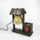 23*20.5CM Valentine'S Day Creative Furnishing Articles Gifts Brush Pot Vintage Boutique Handicraft Desk Lamp Led Light