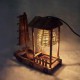 24*22CM Wooden Desk Lamp Creative Personality Strange New Decorative Furnishing Articles Boutique Gift Of Birthday Gift