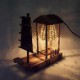 24*22CM Wooden Desk Lamp Creative Personality Strange New Decorative Furnishing Articles Boutique Gift Of Birthday Gift