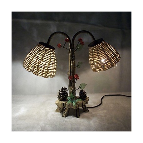 Valentine'S Day Creative Furnishing Articles Gifts Vintage Boutique Handicraft Leaf Desk Lamp Led Light