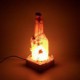 10*10*26CM Valentine'S Day Creative Furnishing Articles Gifts Vintage Handicraft Lace Bottle Desk Lamp Led Light