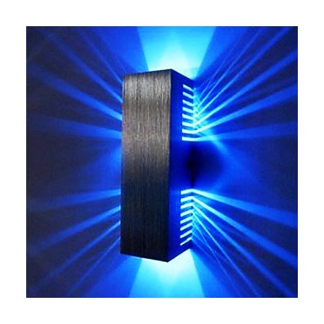 2W Modern Led Wall Light with Scattering Light Design 2 Cubic Shades
