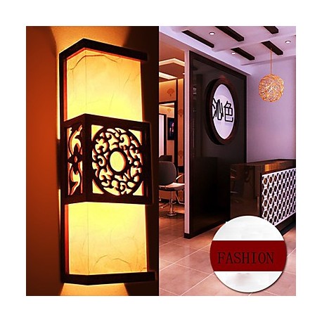 Archaize Corridor Corridor Classical Sheepskin Wall Lamp LED Light