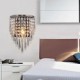 Semi Circular Wall light in Crystal Feature