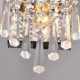 Semi Circular Wall light in Crystal Feature