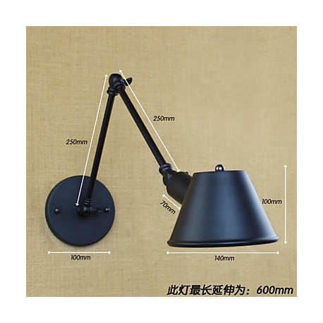 Industrial Air Creative Personality Long Arm Bar Cafe Simply Decorated Decorative Wall Sconce
