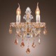 Elegant Crystal Wall Light with 2 Lights