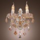 Elegant Crystal Wall Light with 2 Lights