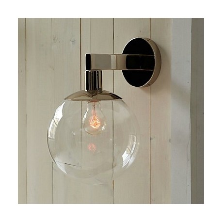 Contemporary and contracted glass wall lamp