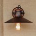 Loft industrial Warehouse Creative Living Room Balcony Wind Ferruginous Nostalgic Retro Pastoral Staircase Wall Lamp