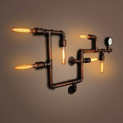 Wall Lamp Wall Sconces 6 Lights Bronze Finsh E26 E27 Industrial Style Rustic/Lodge Metal