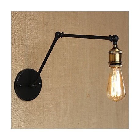 A Simple Modern American Country Without The Mirror Wall Lamp Shade Iron Arm