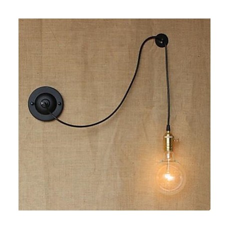 Free Climbing Contracted Wire Free Wall Lamp Control Art