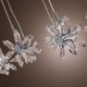 Max 20W Modern/Contemporary Crystal / Bulb Included Chrome Metal Pendant Lights Dining Room