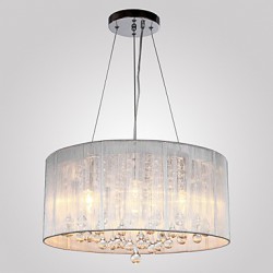 MAX:60W Traditional/Classic Crystal Chrome Metal Chandeliers Living Room / Bedroom / Dining Room / Study Room/Office / Entry / H