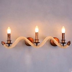 Contracted Balcony Stair Lamp Twisted Rope Wall Lamp