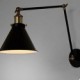 Industrial Nostalgia Personality Loft Black Umbrella Section Double Wall Lamp