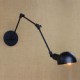 40W 110-240V Personality Long Arm Adjustable Angle Bar Three Retro Living Room Lamps Lighting Decorative Wall Sconce