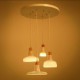 Creative Characteristic 4 Light Pendant with Iron Shade