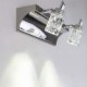 Crystal / LED / Bulb Included Bathroom Lighting , Modern/Contemporary LED Integrated Metal