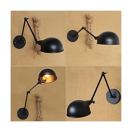 Industrial Style Retro Double Long Arm a Simple Personality Ills Bedside Dining Decorative Wall Sconce