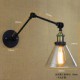 40W 110-240V Mediterranean Village Retro Pastoral Glass Decorative Wall Sconce Clothing Store Restaurant Coffee