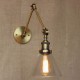 Industrial-Style Retro Vintage Stores Bedroom Modern Church Hall Decorated Bronze Wall Sconce