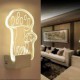 Acrylic Wall Lamp PVC Lamp Light LED / Bulb Included Modern/Contemporary Metal 220V 5㎡-10㎡ L18.5*H22.5*W5CM
