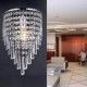 Classy Crystal Wall Light with 1 Light