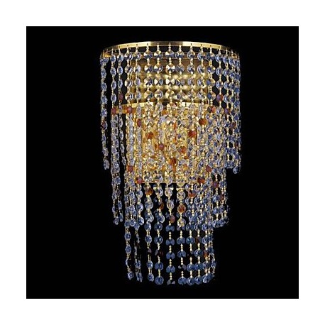 Crystal Wall Sconces , Modern/Contemporary E12/E14 Metal