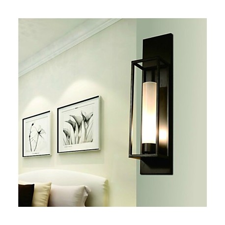 Wall Lights/ Wall Sconces Rustic/Lodge Metal/ Dinning Room/ Bedroom/ Reading Room/ Metal+Glass