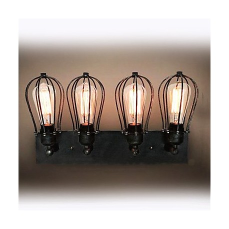 Mini Style/Bulb Included Wall Sconces , Rustic/Lodge E26/E27 Metal