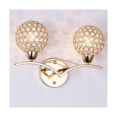 Wall Sconces / Reading Wall Lights Crystal / Mini Style Modern/Contemporary Metal