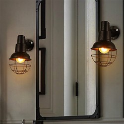 Mini Style Wall Sconces , Rustic/Lodge E26/E27 Metal