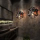 New Max 60W Vintage Style Industrial Round Wall Sconce balcony Loft Entry Hallway Bedroom Wall Lamp