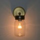 Rustic Wall Light In Bottle Shape