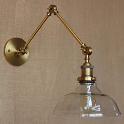 The LOFT Style Designer Lamp Modern Glass Bronze Cafe Decorative Wall Lamp