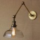 The LOFT Style Designer Lamp Modern Glass Bronze Cafe Decorative Wall Lamp