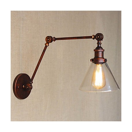 Ferruginous Mediterranean Village Complex Decorative Wall Sconce