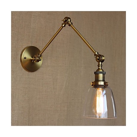 Retro Vintage Exclusive Hotel Lobby Bedroom Bedside RACK Antique Bronze Decorative Wall Sconce