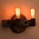 E27 30*20CM 10-15㎡Loft American Creative Restoring Ancient Ways, Wrought Iron Full Moon Machetes Wall Lamp Led Lights