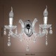 Elegant Crystal Wall Light with 2 Lights