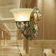 European Wall Lamps Metal Material Plating Bronze Lighting With LED Bulb Bedside Living Room Front Mirror Balcony Lamp