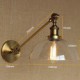 The Iron Glass Bronze Brass Arm Style Retro Creative American Country Hall Bedroom Wall Lamp