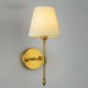 Classic Bedroom Wall Lamps, Simple Metal Living Room Wall Sconce Bar Cafe Hallway Balcony Wall Lamp