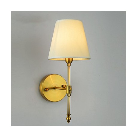 Classic Bedroom Wall Lamps, Simple Metal Living Room Wall Sconce Bar Cafe Hallway Balcony Wall Lamp