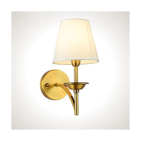 Classic Bedroom Wall Lamps, Simple Metal Living Room Wall Sconce Bar Cafe Hallway Balcony Wall Lamp